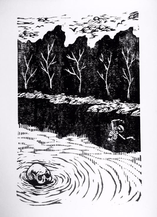 Baignade de squelette